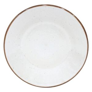 Sardegna fehér agyagkerámia desszertes tányér, ⌀ 24 cm - Casafina
