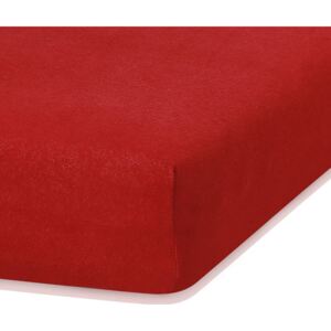 Ruby piros gumis lepedő, 200 x 80-90 cm - AmeliaHome