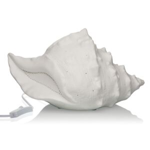 Kagylóformájú porcelán asztali lámpa - Versa