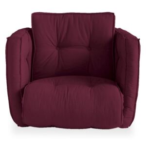 Dice Bordeaux sötétpiros kinyitható fotel - Karup Design