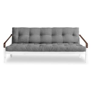 Poetry White/Granite Grey szürke kinyitható kanapé - Karup Design