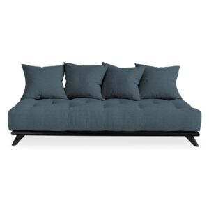 Senza Black/Deep Blue sötétkék kanapé - Karup Design