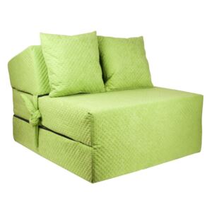 FI Összehajtható strukturált matrac - többféle szín Szín.: Zöld
