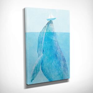 Whale vászon fali kép, 30 x 40 cm