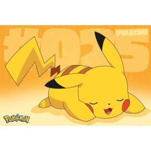 Pokemon - Pikachu Asleep Plakát, (91,5 x 61 cm)