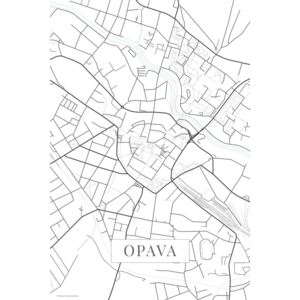 Opava white térképe