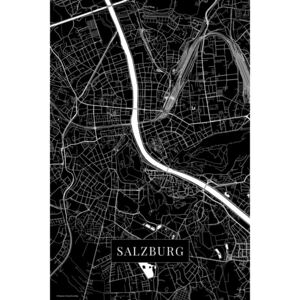 Salzburg black térképe