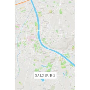 Salzburg color térképe