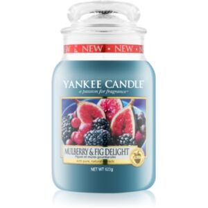 Yankee Candle Mulberry & Fig illatos gyertya Classic nagy méret 623 g