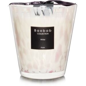 Baobab White Pearls illatos gyertya 16 cm