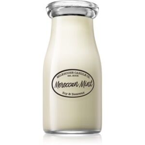 Milkhouse Candle Co. Creamery Moroccan Mint illatos gyertya Milkbottle 227 g