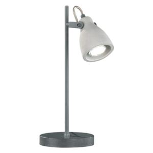 Concrete szürke asztali lámpa, magasság 38 cm - Trio