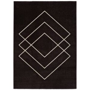 Breda fekete szőnyeg, 160 x 115 cm - Universal