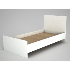 Ratto Ernest fehér egyszemélyes ágy, 195 x 95 cm
