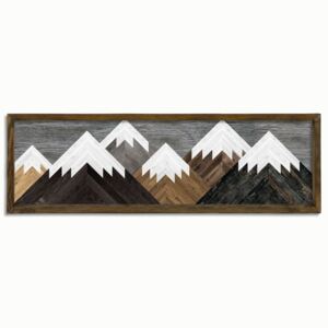 Mountains fali kép, 120 x 35 cm