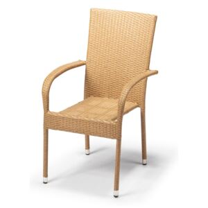 Frenchie cappuccino-barna kerti szék, magasság 95 cm - Timpana