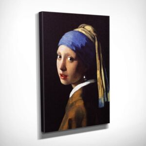 Vászon fali kép Johannes Vermeer The Girl with Pearl másolat, 30 x 40 cm