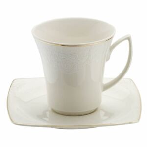 Misma 6 db-os porcelán csésze és csészealj készlet - Kutahya