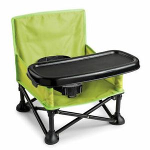 Summer Infant Pop N Sit összecsukható etetőszék utazáshoz - zöld