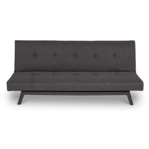 Ozzie sötétszürke kinyitható kanapé, szürke lábakkal - loomi.design