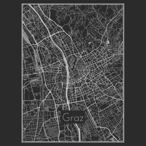 Ábra Map of Graz, Nico Friedrich