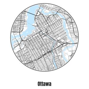 Ábra Map of Ottawa, Nico Friedrich
