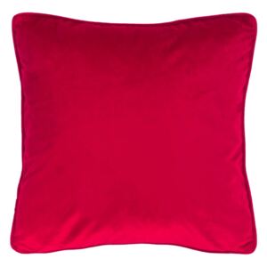 Velvety piros díszpárna, 45 x 45 cm - Tiseco Home Studio