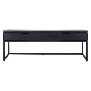 Cara fekete TV-asztal 2 fiókkal - Canett