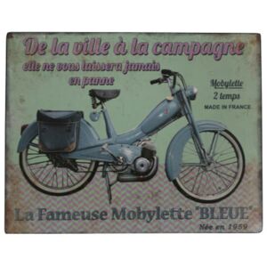 Blue Motorcycle tábla - Antic Line