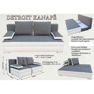 Detroit ágyazható kanapé(KH)