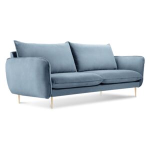 Florence halványkék kanapé bársonyhuzattal - Cosmopolitan Design