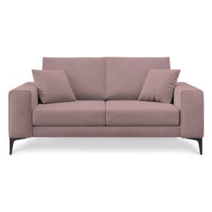 Lugano világos rózsaszín kétszemélyes kanapé - Cosmopolitan Design