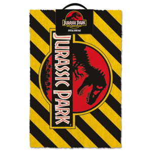 Lábtörlő Jurassic Park - Warning