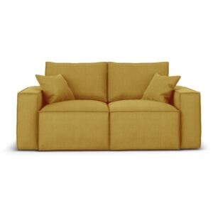 Miami sárga kétszemélyes kanapé - Cosmopolitan Design