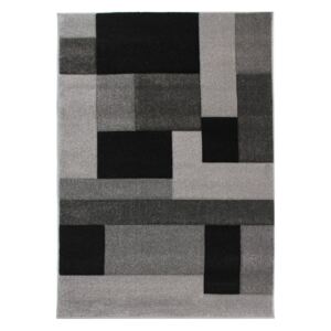 Cosmos fekete-szürke szőnyeg, 80 x 150 cm - Flair Rugs