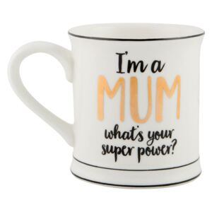 Super Mum porcelánbögre, 300 ml - Sass & Belle