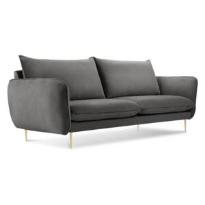 Florence sötétszürke kanapé bársonyhuzattal - Cosmopolitan Design