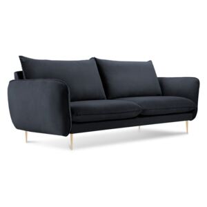 Florence antracitszürke kanapé bársonyhuzattal - Cosmopolitan Design