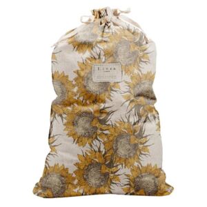 Bag Sunflower szövet és lenkeverék szennyestartó zsák, magasság 75 cm - Linen Couture