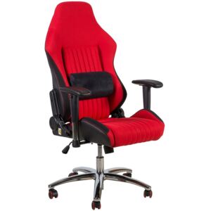 Gamer szék RC1154 52x50x118cm Fekete + Piros