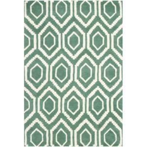 Essex zöld gyapjúszőnyeg, 121 x 182 cm - Safavieh