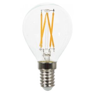 V-TAC LED lámpa E14 Filament (4W/300°) Kisgömb - meleg fehér