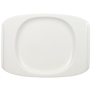 Urban Nature fehér szögletes porcelán tányér, 27 x 19,5 cm - Villeroy & Boch
