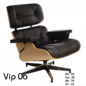 VIP 06 Fotel fekete natur fekete bázis