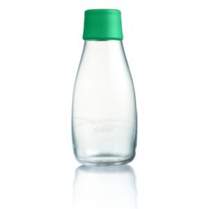 Élénkzöld üvegpalack élettartam garanciával, 300 ml - ReTap