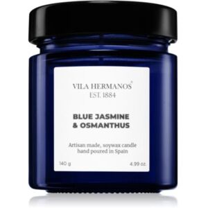 Vila Hermanos Apothecary Cobalt Blue Jasmine & Osmanthus illatos gyertya 140 g