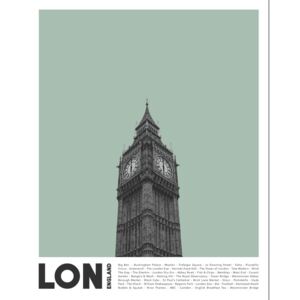 Col London 2, (96 x 128 cm)