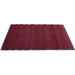Beltéri lábtörlő szőnyeg lejtős éllel, 150 x 90 cm, piros