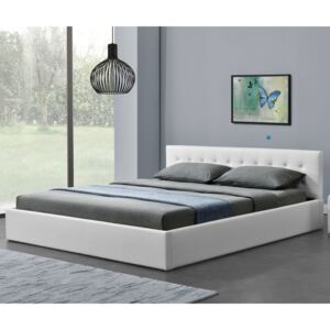 Kárpitozott ágy ,,Marbella" 180 x 200 cm - fehér