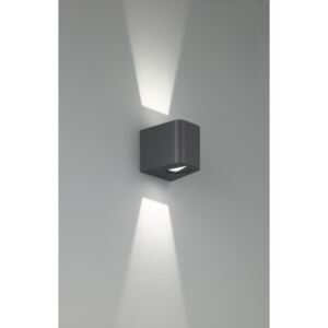 Trio R28200642 Kültéri fali LED lámpa BOGOTA antracit alumínium incl. 2 x SMD, 3W, 3000K, 260Lm 260lm 3000K IP54 A++